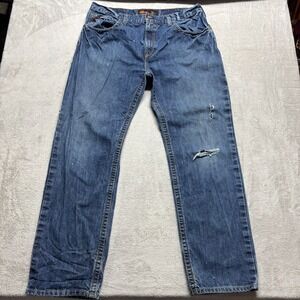 Ariat FR Jeans M3 Loose Fit FR Blue Denim Jeans Fire Resistant Men's‎ 40x34 HRC2